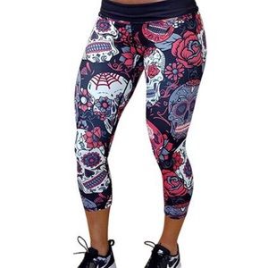 CVG Skulls XL Capris Leggings